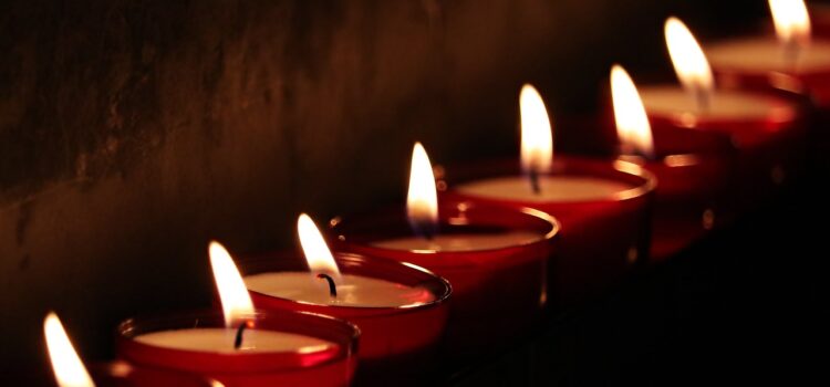 tea lights, candles, light